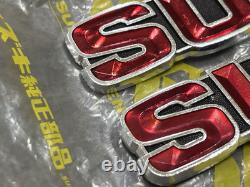 Suzuki GT185 GT250 GT380 GT550 T350 Tank Badges Emblem NOS Genuine 68111-33000