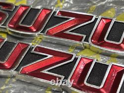 Suzuki GT185 GT250 GT380 GT550 T350 Tank Badges Emblem NOS Genuine 68111-33000