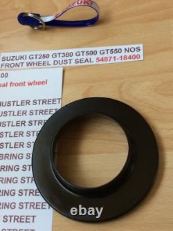 Suzuki GT250 GT380 GT500 GT550 NOS Front wheel dust seal Pt No 54871-18400 NEW