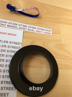 Suzuki GT250 GT380 GT500 GT550 NOS Front wheel dust seal Pt No 54871-18400 NEW