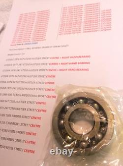 Suzuki GT250 T250 TC305 T305 T350 NOS CRANKSHAFT BEARING PT NO 09262-25009 KOYO