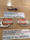 Suzuki Gt250 X7 All Nos Exhaust Clamps X 2 Pieces Pt No 14182-11301 New In Bags