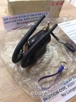 Suzuki GT250 X7 E EN GT500 A + B NOS IGNITION COIL ASSEMBLY NEW PT 33410-15321