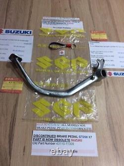 Suzuki GT250 X7 E EN NOS REAR BRAKE PEDAL ASSEMBLY NEW IN BAG PT 43110-11300