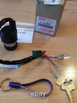 Suzuki GT250 X7 GT200 X5 GP100 GP125 nos ignition switch assembly 37110-28657 Suzuki GT250 X7 GT200 X5 GP100 GP125 nos ignition switch assembly 37110-28657
