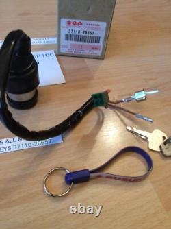Suzuki GT250 X7 GT200 X5 GP100 GP125 nos ignition switch assembly 37110-28657 Suzuki GT250 X7 GT200 X5 GP100 GP125 nos ignition switch assembly 37110-28657