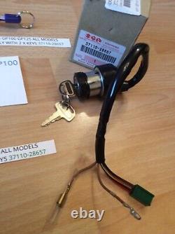 Suzuki GT250 X7 GT200 X5 GP100 GP125 nos ignition switch assembly 37110-28657 Suzuki GT250 X7 GT200 X5 GP100 GP125 nos ignition switch assembly 37110-28657