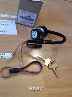 Suzuki GT250 X7 GT200 X5 GP100 GP125 nos ignition switch assembly PT 37110-28657 Suzuki GT250 X7 GT200 X5 GP100 GP125 nos ignition switch assembly PT 37110-28657