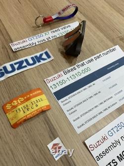 Suzuki GT250 X7 all models REED VALVE ASSEMBLY nos pt 13150-11310 with parts tag