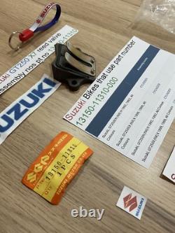 Suzuki GT250 X7 all models REED VALVE ASSEMBLY nos pt 13150-11310 with parts tag