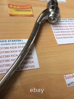 Suzuki GT380 72-77 nos kickstart assembly with' S' rubber + bolt 26300-33003