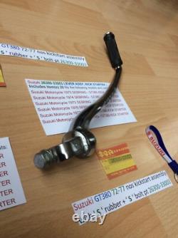 Suzuki GT380 72-77 nos kickstart assembly with' S' rubber + bolt 26300-33003