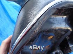 Suzuki GT380 seat nos with brackets chrome trim