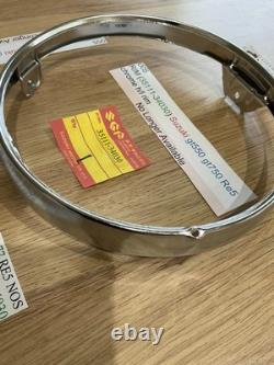 Suzuki GT550 all GT750 LMAB 74-77 RE5 NOS CHROME HEADLIGHT RIM Pt no 35111-34030