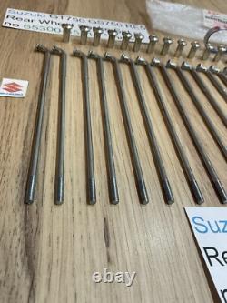 Suzuki GT750 GS750 RE5 NOS Rear Wheel Spoke Set 65300-45811 NEW IN SUZUKI BAGS