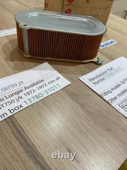 Suzuki GT750 j/k 1972-1972 nos air filter in box 13780-31011 Genuine ObsoleteSuz