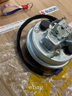 Suzuki GT750 lma 74-76 nos blue face tachometer new in box 34201-31621 perfect
