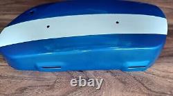 Suzuki Genuine T250J LH Side Panel 47210-18620-525 Candy Blue /White NOS Mint