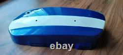 Suzuki Genuine T250J LH Side Panel 47210-18620-525 Candy Blue /White NOS Mint