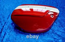 Suzuki Genuine T250J LH Side Panel 47210-18620-616 Candy Red /White NOS Mint