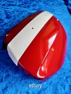 Suzuki Genuine T250J LH Side Panel 47210-18620-616 Candy Red /White NOS Mint