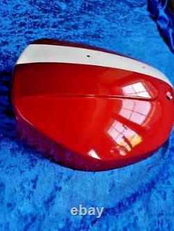 Suzuki Genuine T250J LH Side Panel 47210-18620-616 Candy Red /White NOS Mint