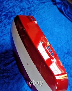 Suzuki Genuine T250J LH Side Panel 47210-18620-616 Candy Red /White NOS Mint