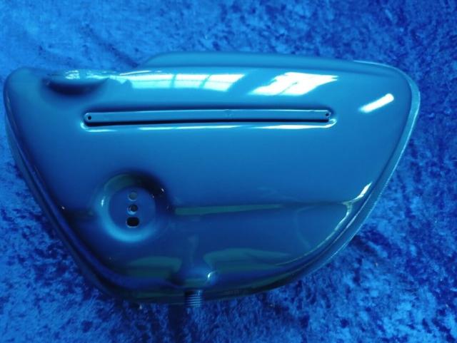 Suzuki Genuine T500 Oil Tank Coronado Blue Bright Blue Metallic Nos Mint