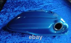 Suzuki Genuine T500 Oil Tank Coronado Blue Bright Blue Metallic NOS Mint