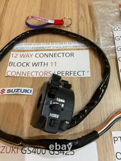 Suzuki Gs400 Gs425 Gt200 X5 Gt250 X7 Gs750 Gs550 Nos L/h Switch Ass 37400-45012