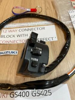 Suzuki Gs400 Gs425 Gt200 X5 Gt250 X7 Gs750 Gs550 Nos L/h Switch Ass 37400-45012