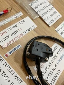 Suzuki Gs400 Gs425 Gt200 X5 Gt250 X7 Gs750 Gs550 Nos L/h Switch Ass 37400-45012