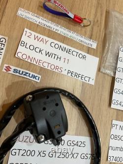Suzuki Gs400 Gs425 Gt200 X5 Gt250 X7 Gs750 Gs550 Nos L/h Switch Ass 37400-45012
