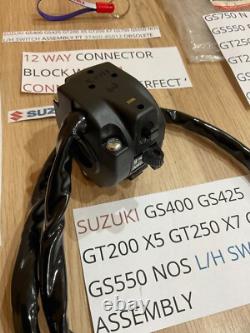Suzuki Gs400 Gs425 Gt200 X5 Gt250 X7 Gs750 Gs550 Nos L/h Switch Ass 37400-45012
