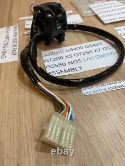 Suzuki Gs400 Gs425 Gt200 X5 Gt250 X7 Gs750 Gs550 Nos L/h Switch Ass 37400-45012