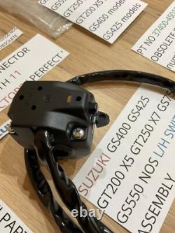 Suzuki Gs400 Gs425 Gt200 X5 Gt250 X7 Gs750 Gs550 Nos L/h Switch Ass 37400-45012 Suzuki Gs400 Gs425 Gt200 X5 Gt250 X7 Gs750 Gs550 Nos L/h Switch Ass 37400-45012