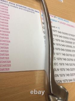 Suzuki Gs550 Gs750 Gs850 Nos Kickstart Assembly Pt No 26300-45000 New Nice