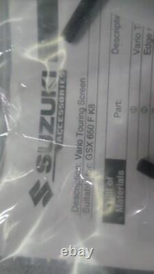 Suzuki Gsx 650 F K8 Touring Screen Genuine 990d0-17h55-smo New Old Stock New