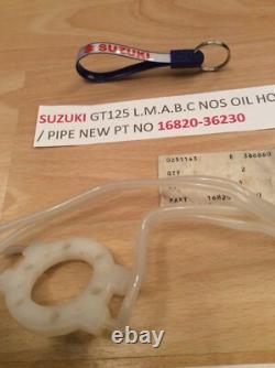 Suzuki Gt125 74-78 All Nos Oil Hose / Oil Pipe No 2 With Tag Pt No 16820-36230