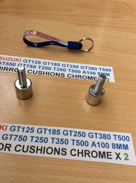 Suzuki Gt125 Gt185 Gt250 Gt380 T500 Gt550 Gt750 T250 T350 T500 A100 8mm Mirror