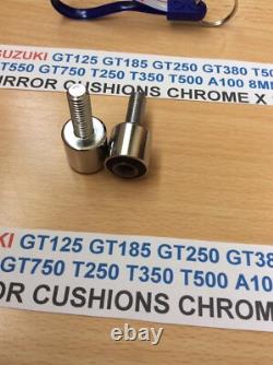 Suzuki Gt125 Gt185 Gt250 Gt380 T500 Gt550 Gt750 T250 T350 T500 A100 8mm Mirror Suzuki Gt125 Gt185 Gt250 Gt380 T500 Gt550 Gt750 T250 T350 T500 A100 8mm Mirror