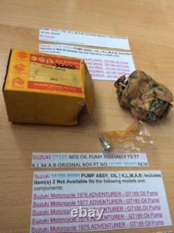 Suzuki Gt125 Gt185 Klmab 73-77 Nos Oil Pump Pt 16100-36810 S/s 16100-36000 New
