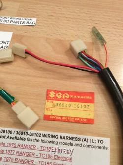 Suzuki Gt185 Klmab 73-77 Nos Wiring Harness New Pt No 36610-36100 36610-36102