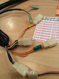 Suzuki Gt185 Klmab 73-77 Nos Wiring Harness New Pt No 36610-36100 36610-36102