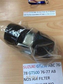 Suzuki Gt250 Abc 76-78 Gt500 76-77 Ab Nos Air Filter Assembly Pt No 13780-15310