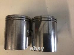 Suzuki Gt250 K, L 1973-1974 +50 Pistons + Rings Genuine Parts Nos 12110-18402-050