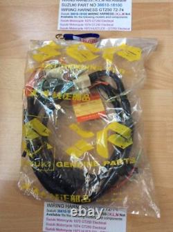 Suzuki Gt250 K. L. M 73-75 Nos Full Wiring Harness / Loom New Pt No 36610-18100