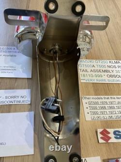 Suzuki Gt250 Klma Gt500a T500 Nos Rear Tail Assembly 35710-18110-999 Obsolete