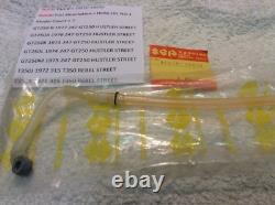 Suzuki Gt250 T350 All Nos Oil Hose / Oil Pipe No 1 With Tag Pt No 16810-18630