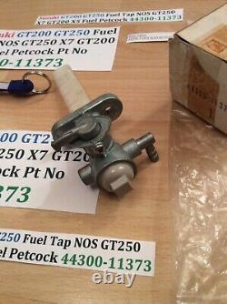 Suzuki Gt250 X7 All Gt200 X5 All Nos Petcock Assembly Pt 44300-11375 Obsolete Suzuki Gt250 X7 All Gt200 X5 All Nos Petcock Assembly Pt 44300-11375 Obsolete